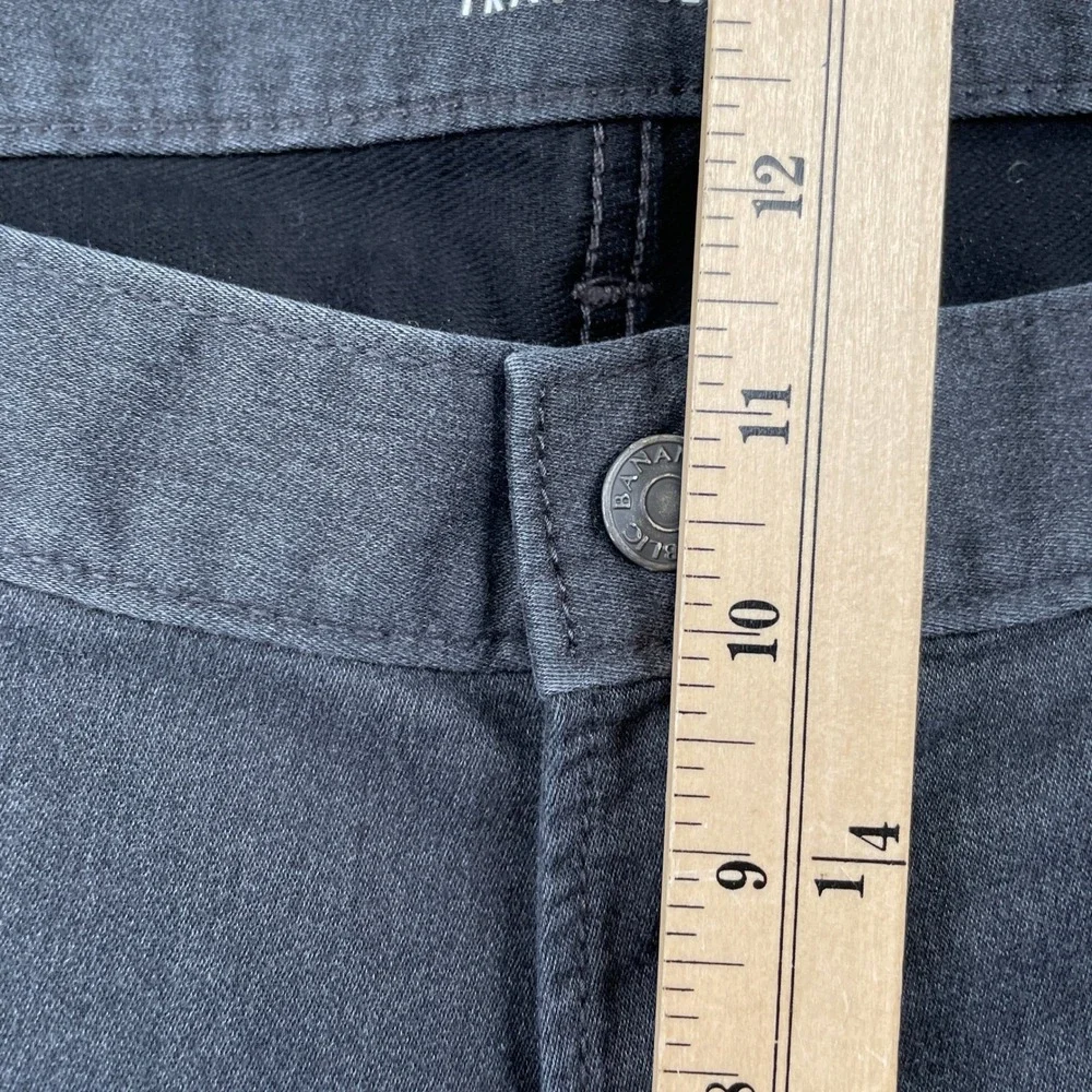 Banana Republic Jeans Mens 36x34 Gray Travel Jean Slim Fit Denim 5-Pocket Pant